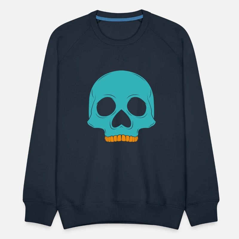 blue shade skull vector illustration