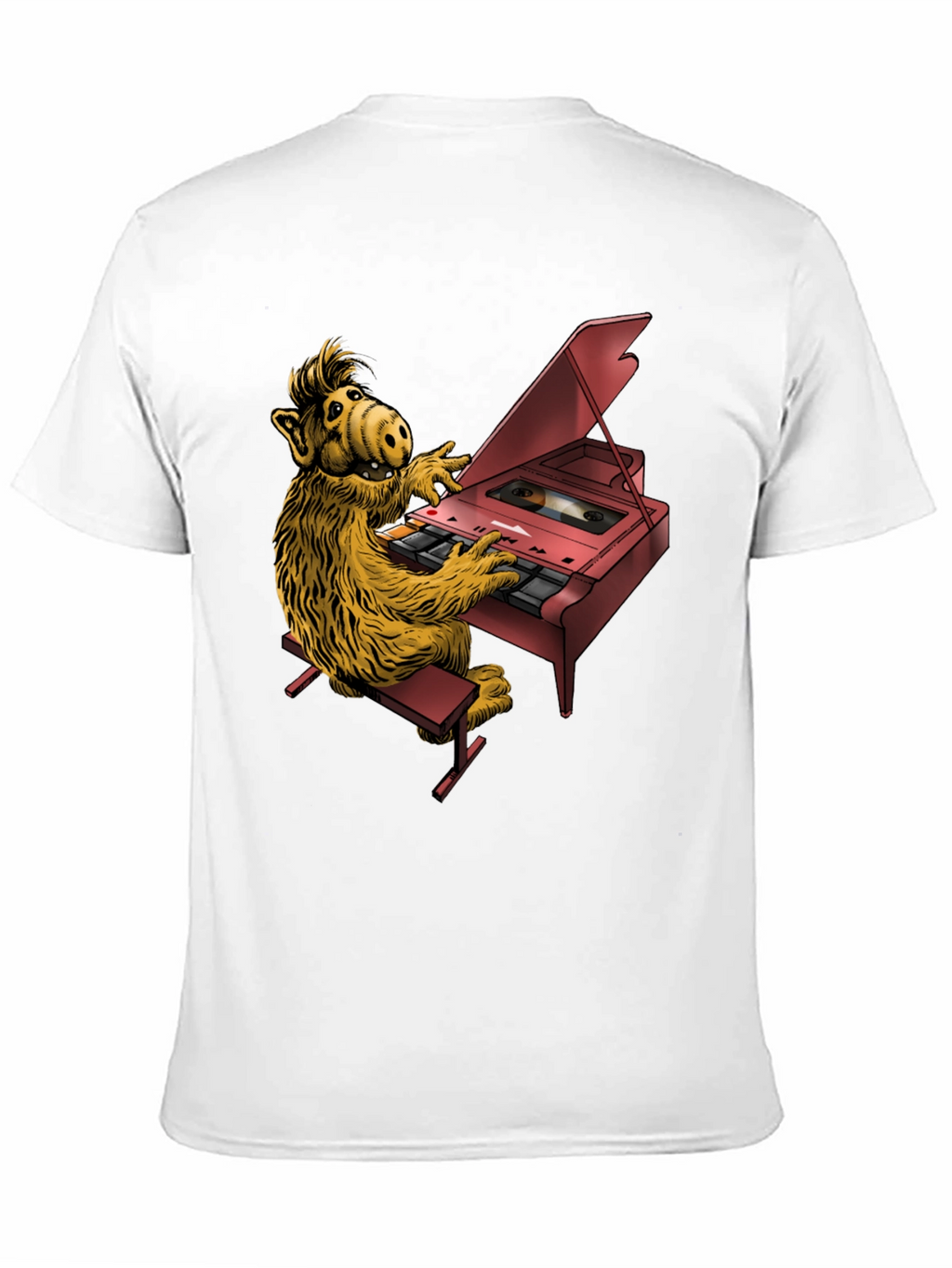 Retro ALF Playing Piano T-Shirt