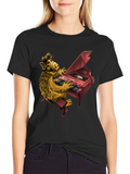 Retro ALF Playing Piano T-Shirt