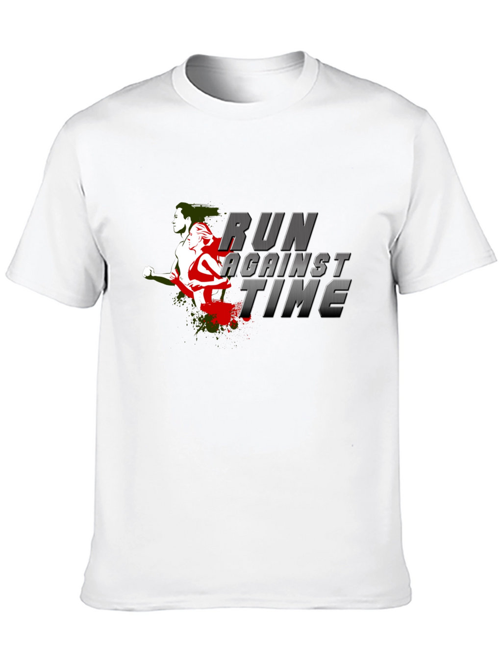 Run Against Time Graphic Tee
