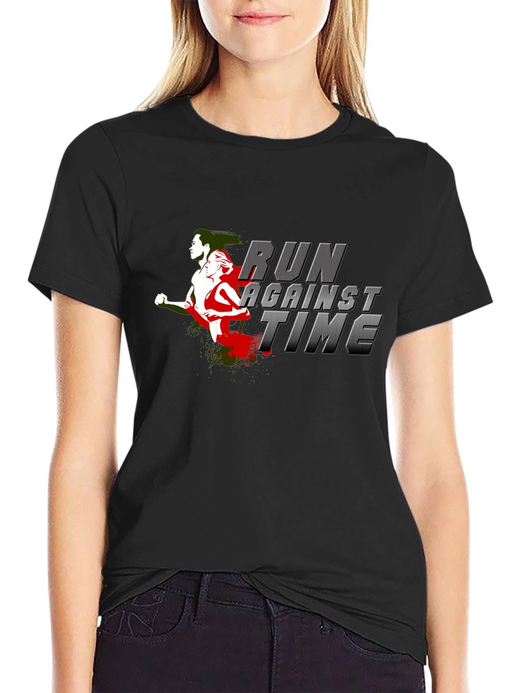 Run Against Time Graphic Tee