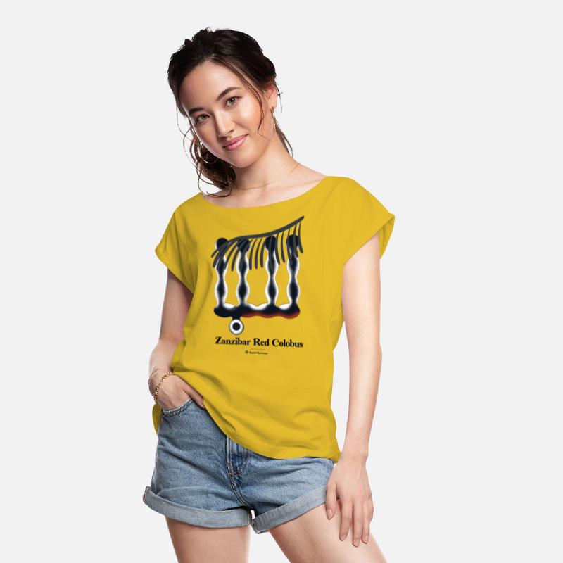 Bold monkey print "zanzibar red colobus"