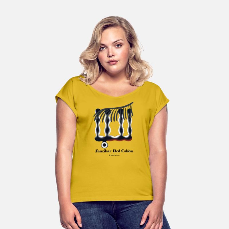 Bold monkey print "zanzibar red colobus"