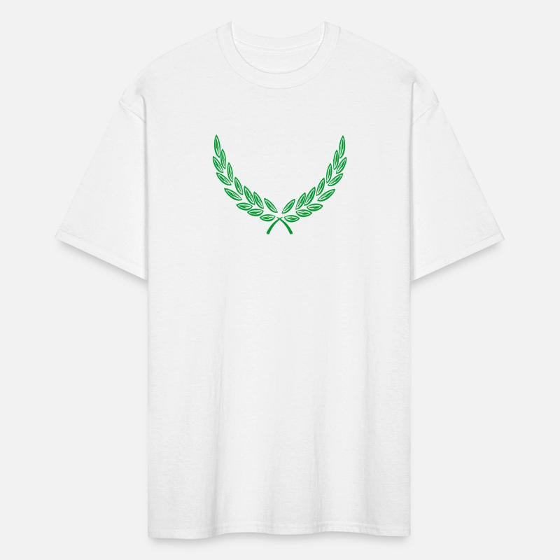 Bottom decoration laurel wreath green