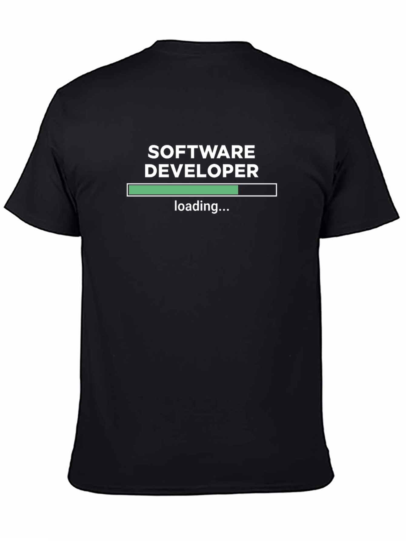 Software Developer Loading T-Shirt - Black