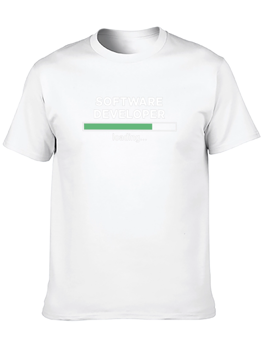 Software Developer Loading T-Shirt - Black