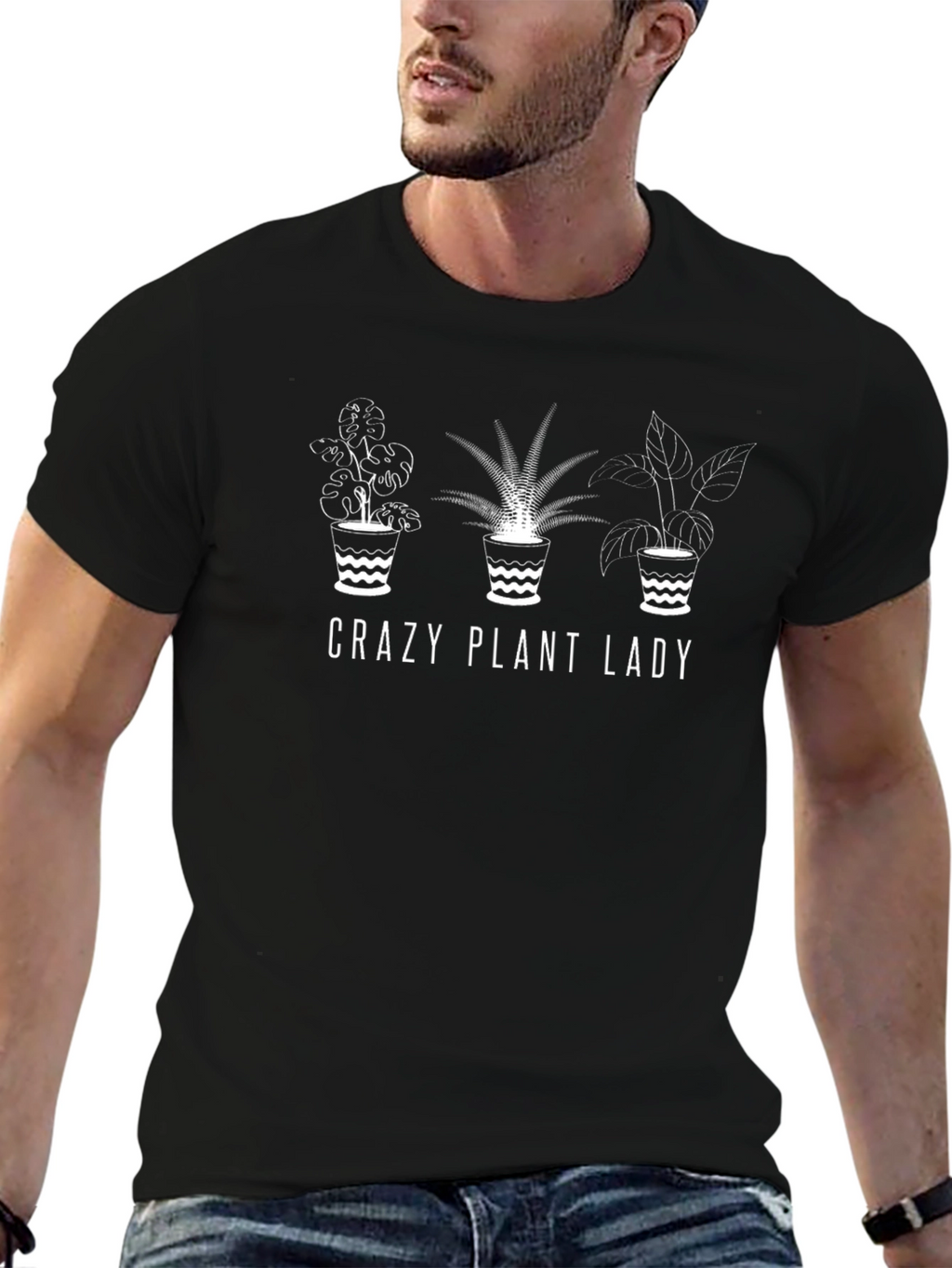 Crazy Plant Lady Graphic Tee - Unisex T-Shirt