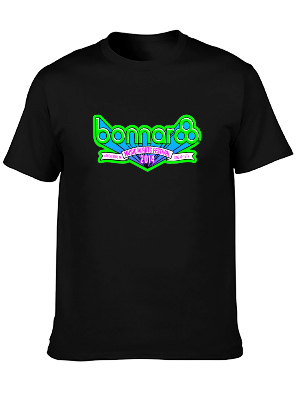 Bonnaroo Music Festival 2014 Black T-Shirt