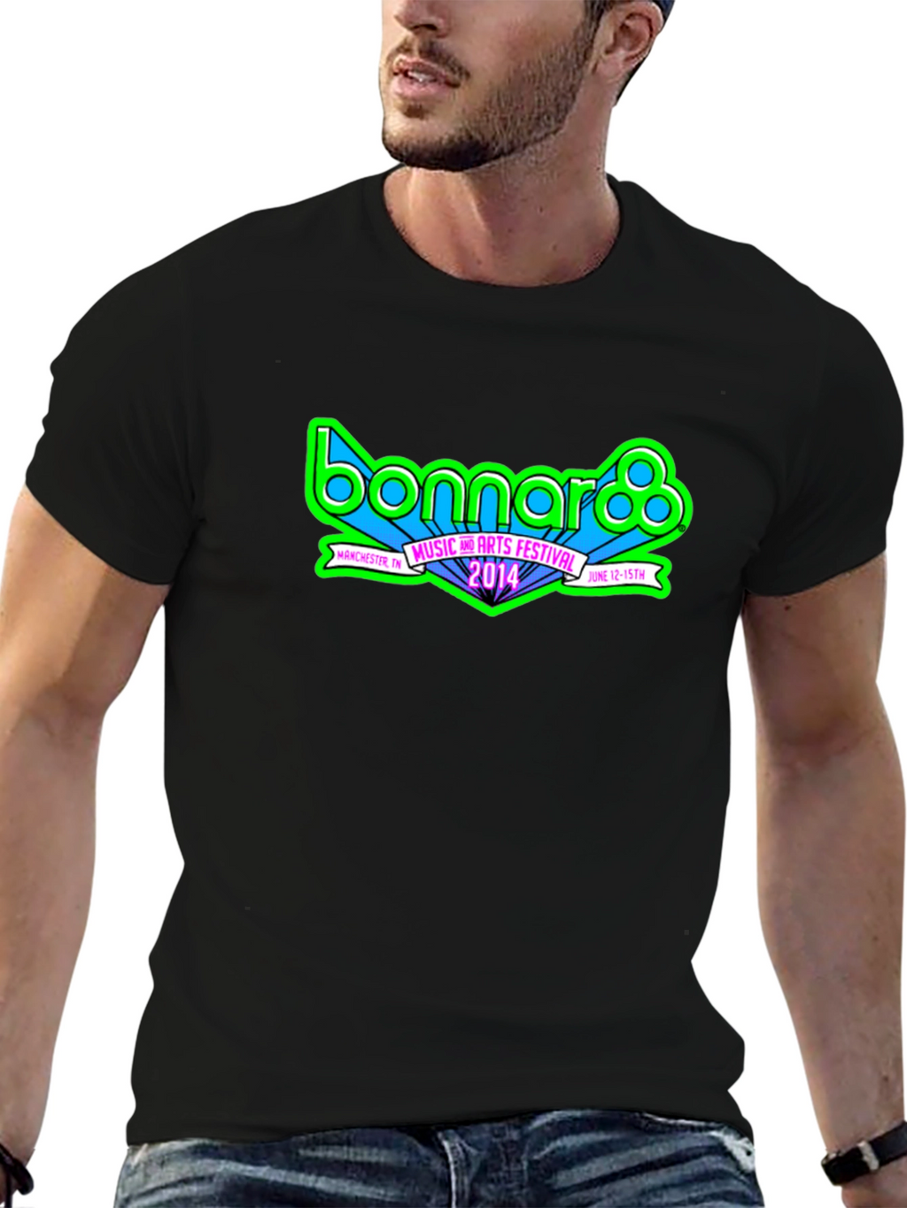 Bonnaroo Music Festival 2014 Black T-Shirt