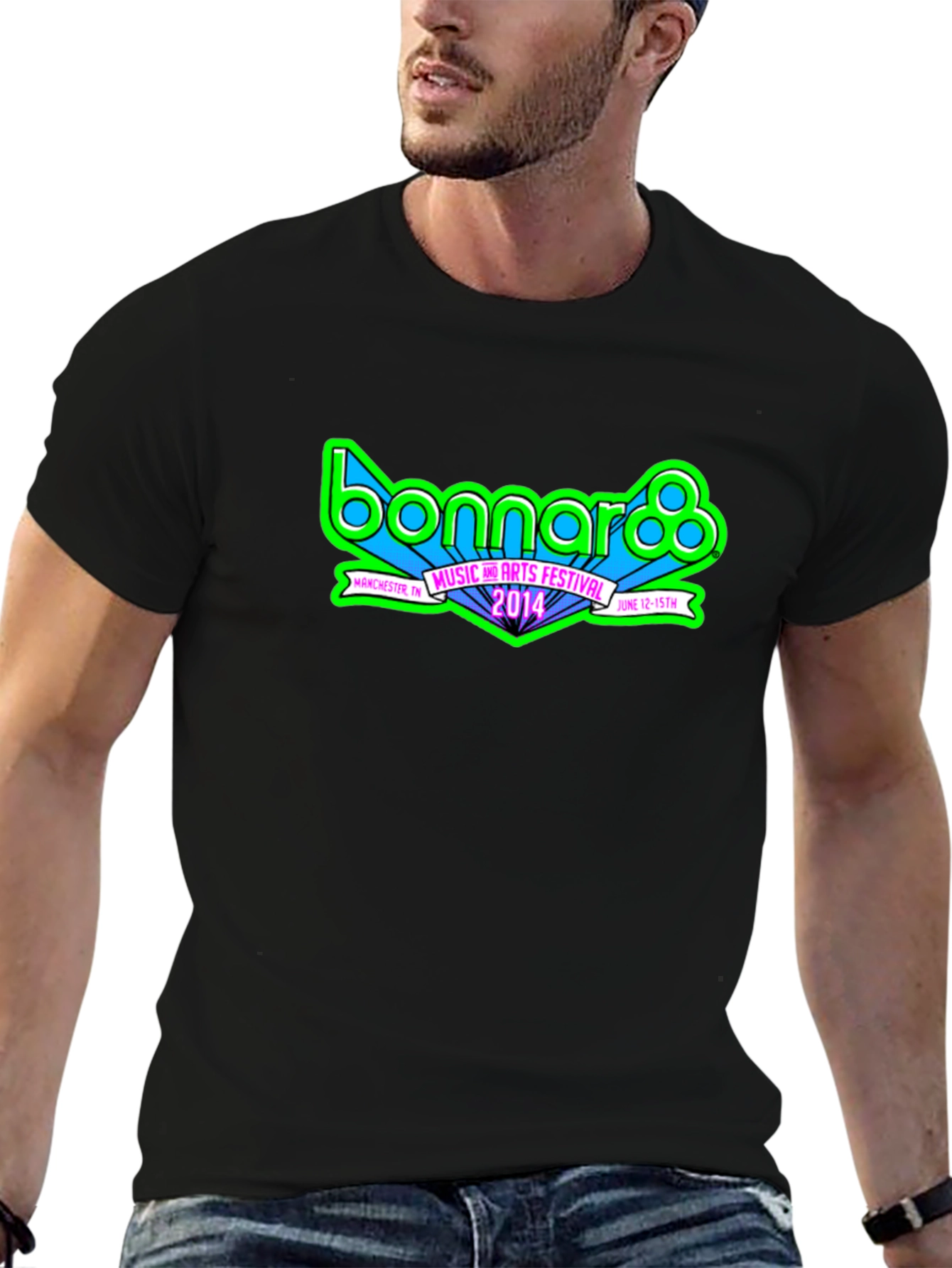 Bonnaroo Music Festival 2014 Black T-Shirt