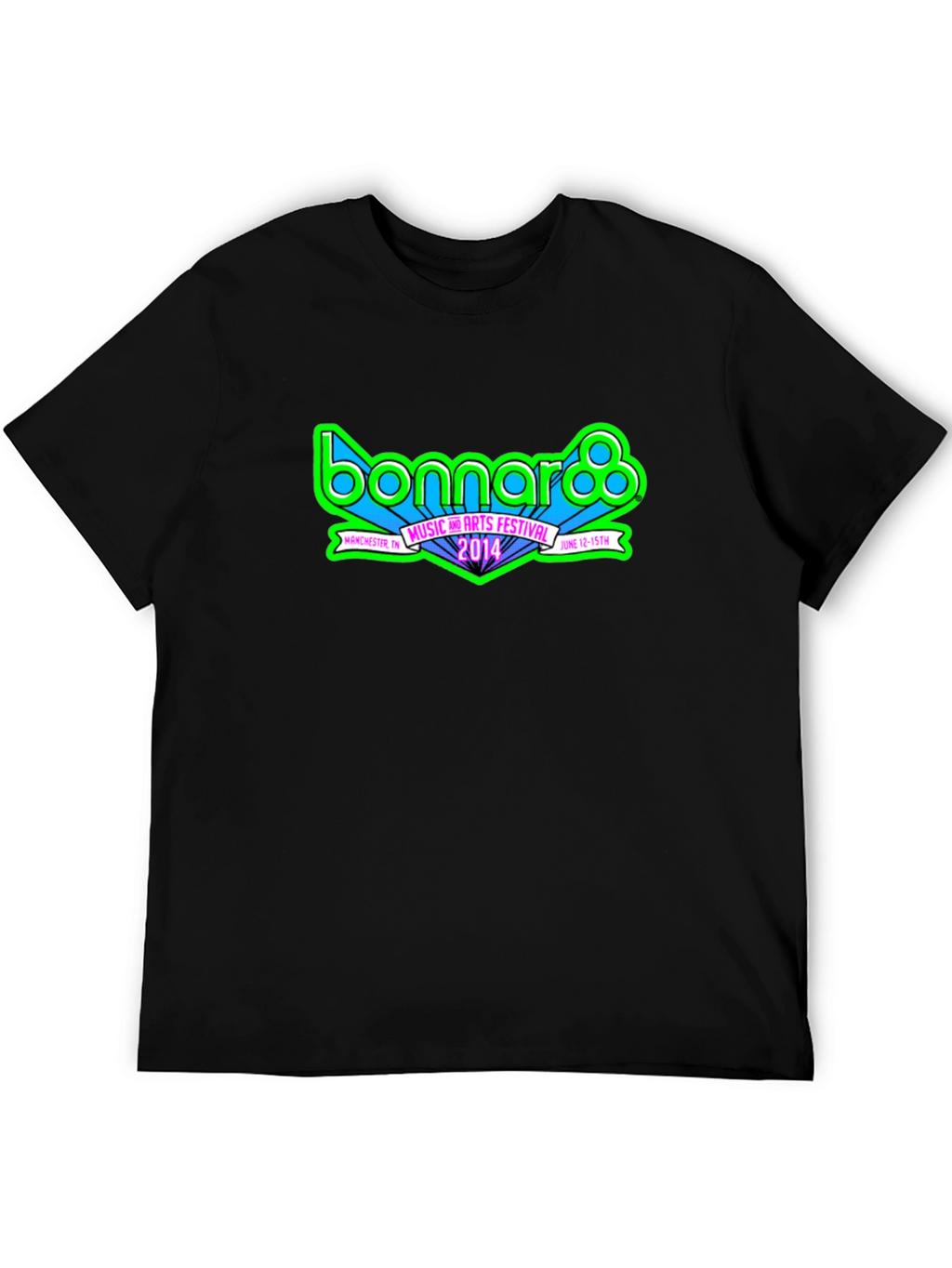Bonnaroo Music Festival 2014 Black T-Shirt