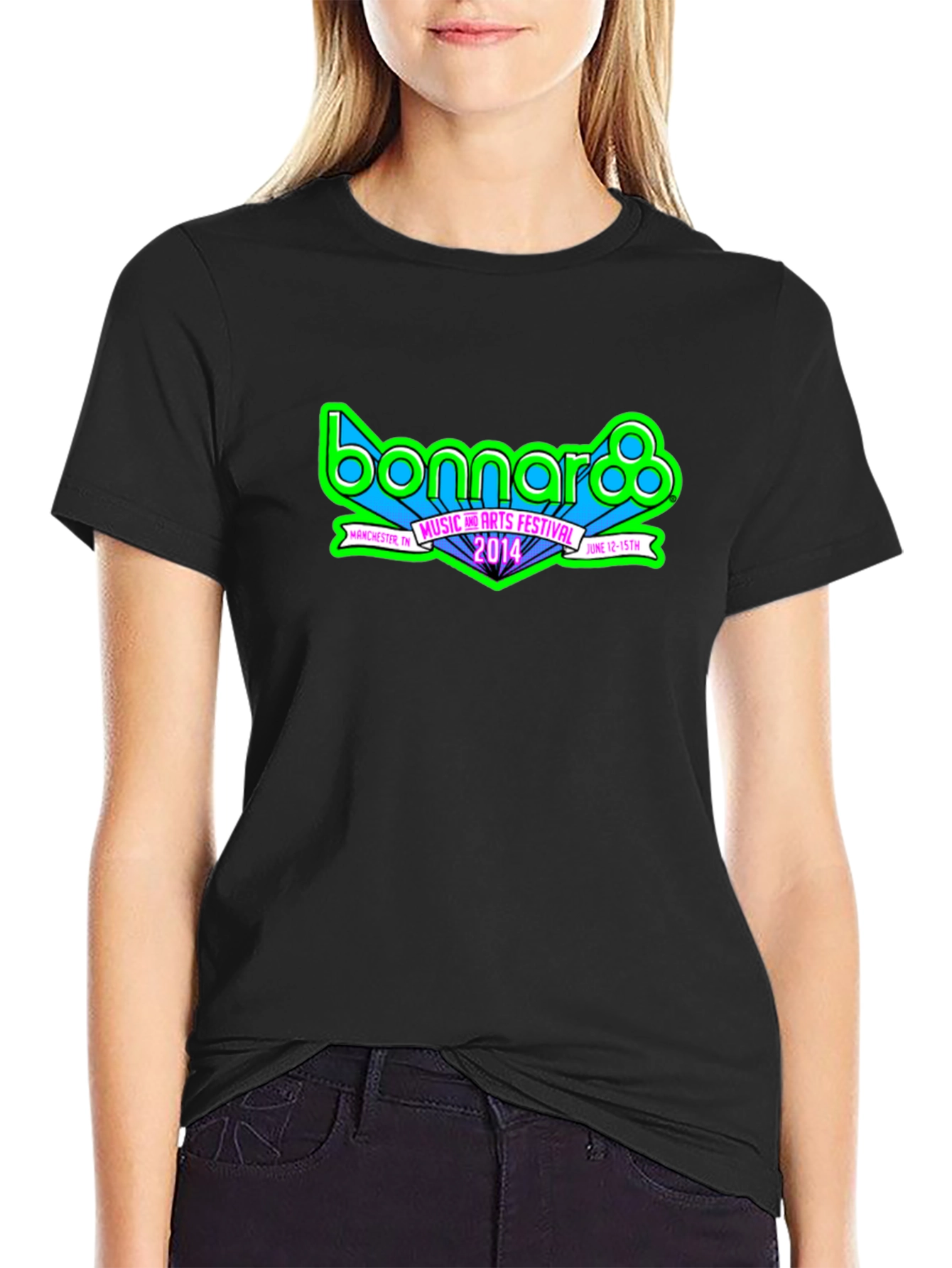 Bonnaroo Music Festival 2014 Black T-Shirt