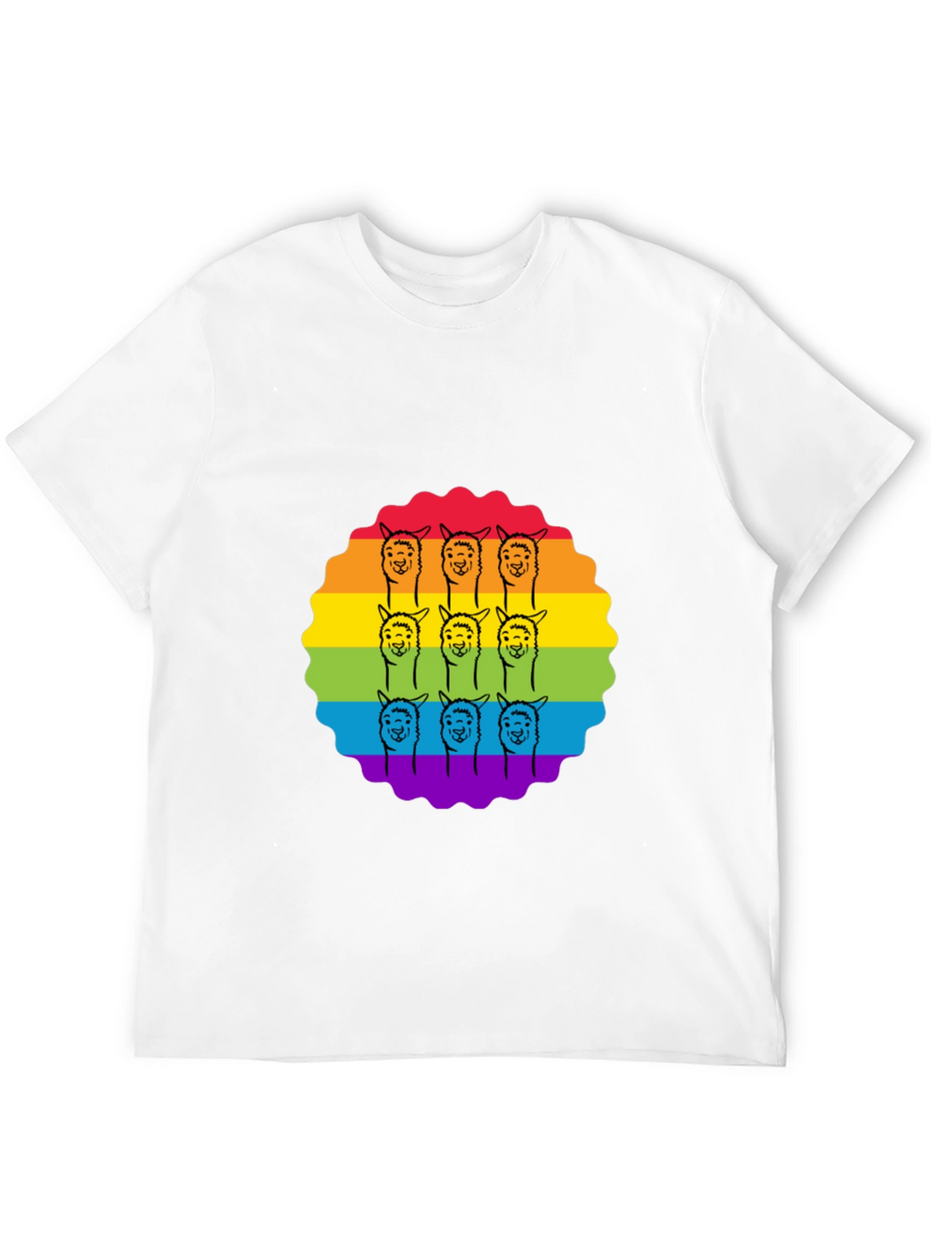 Rainbow Alpaca T-Shirt