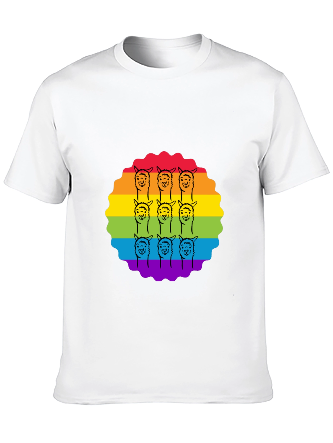 Rainbow Alpaca T-Shirt