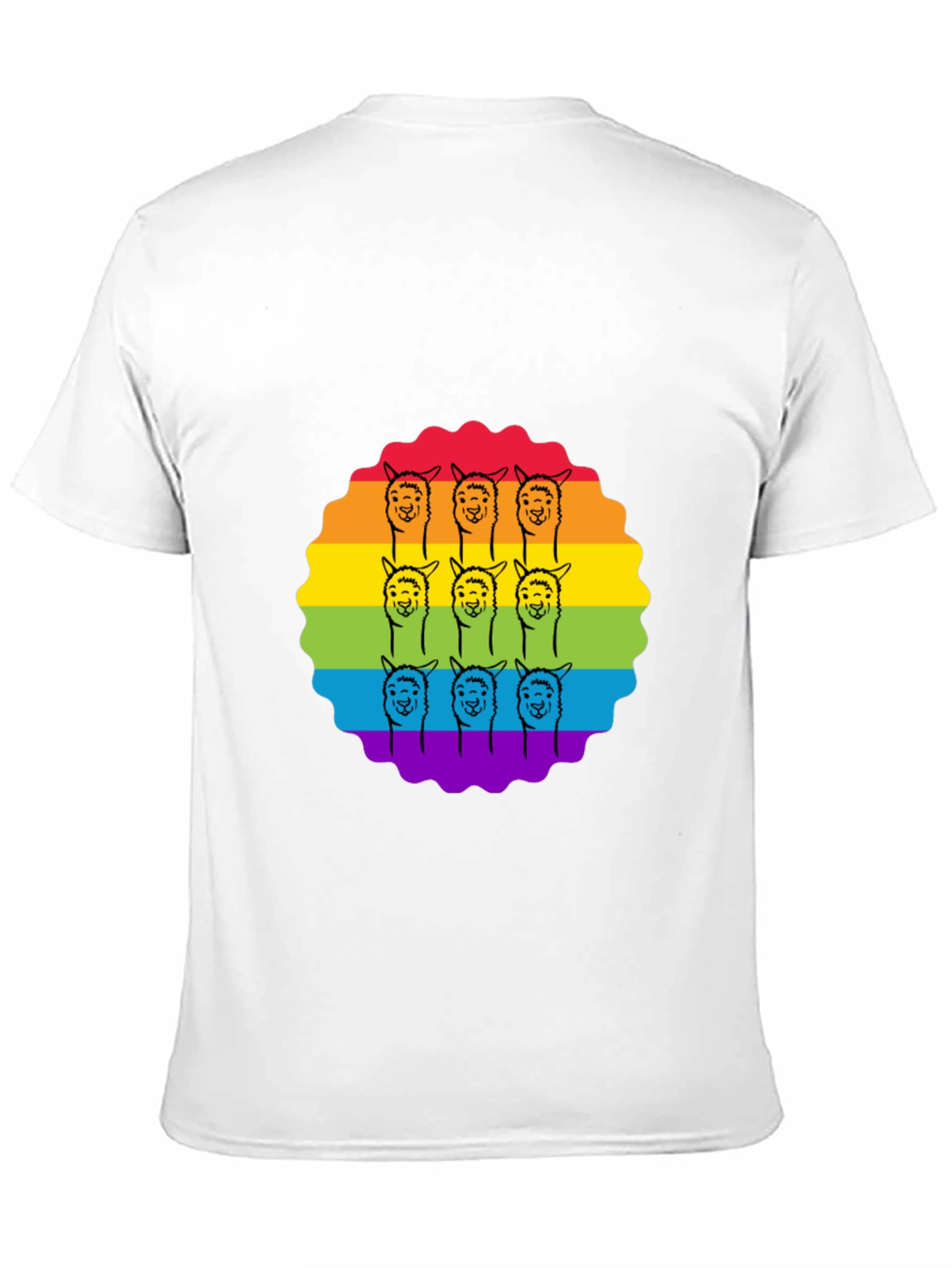Rainbow Alpaca T-Shirt