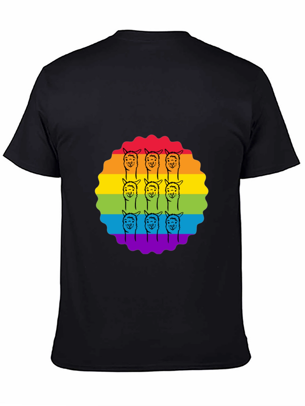 Rainbow Alpaca T-Shirt
