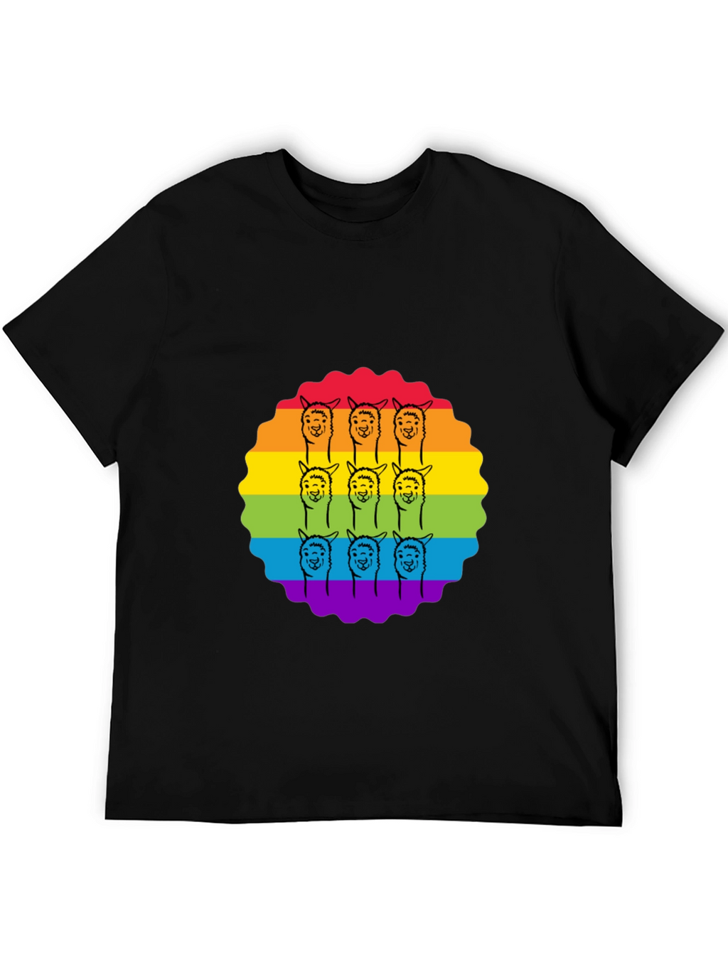 Rainbow Alpaca T-Shirt