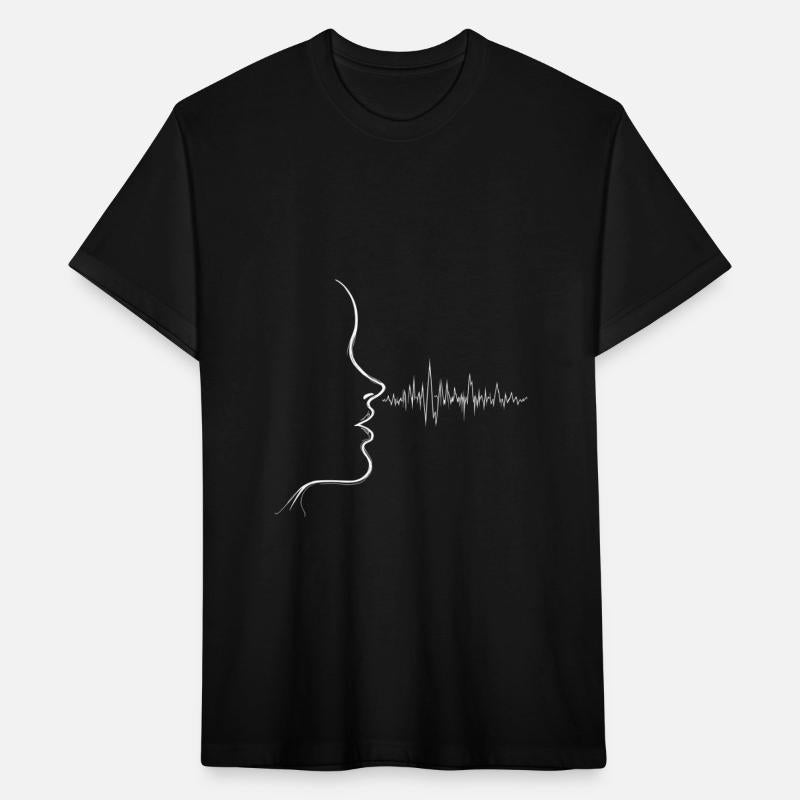 Breath Soundwave Minimalist Unique Art