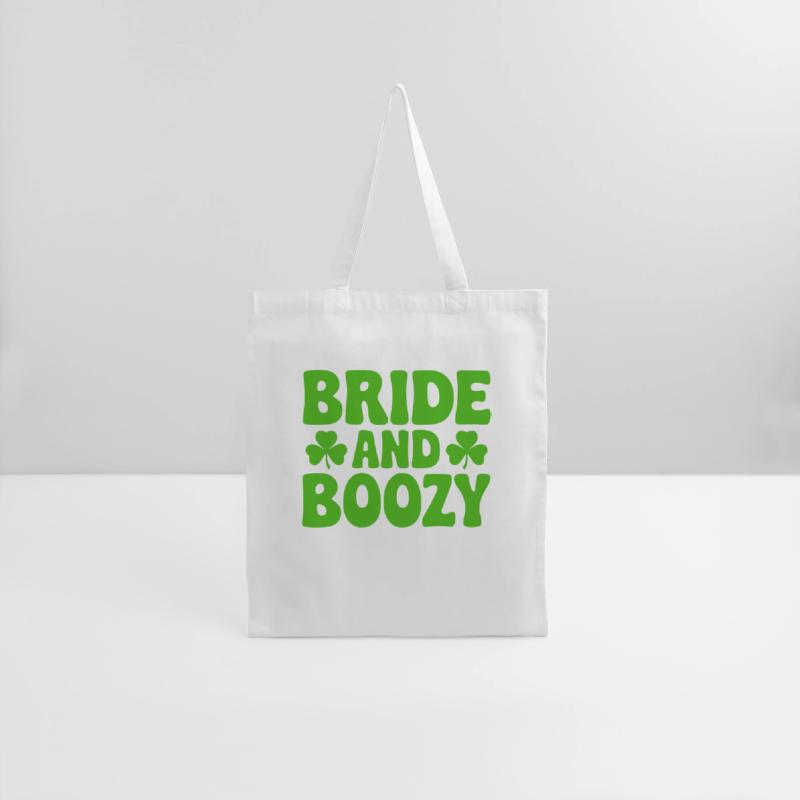 Bride and Boozy Irish St Patrick's Day Funny Shamr