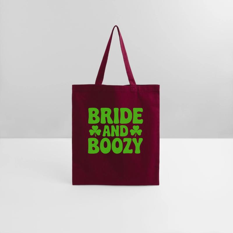 Bride and Boozy Irish St Patrick's Day Funny Shamr