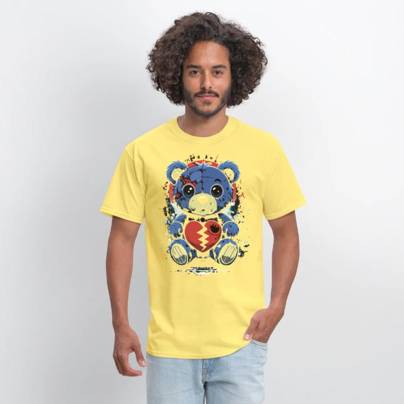 Broken heart teddy bear