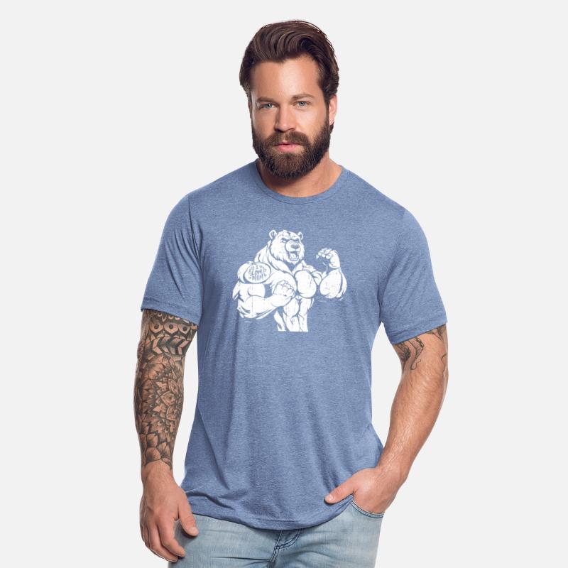 Brown Bear Biceps Tattoo I Love Mom