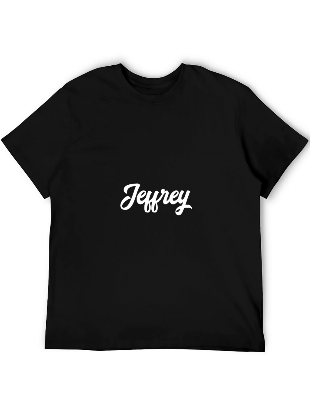 Jeffrey Black T-Shirt - Stylish Personalized Tee