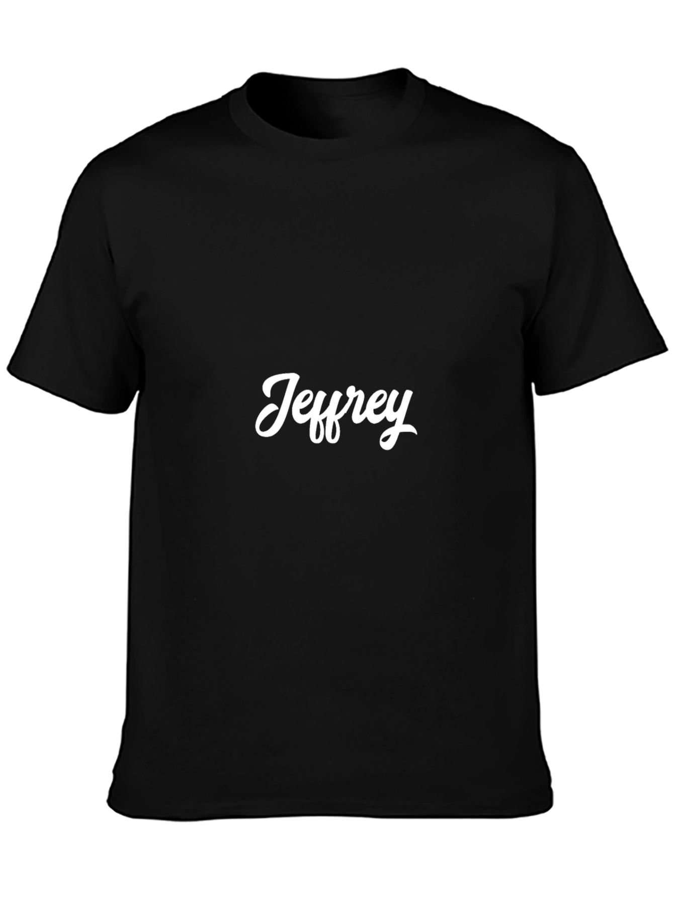 Jeffrey Black T-Shirt - Stylish Personalized Tee