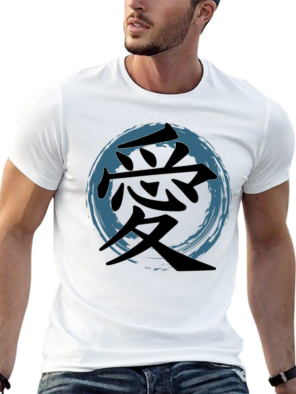 Japanese Love Symbol Graphic Tee