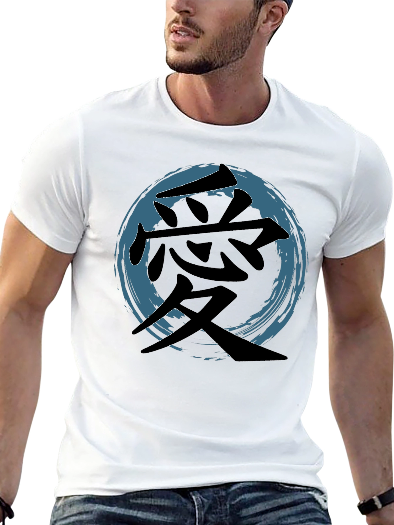 Japanese Love Symbol Graphic Tee