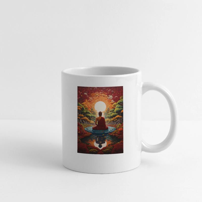 Buddha Serenity: Zen Garden Sunset