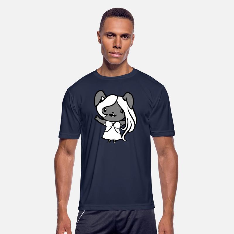 Bunny Girl Pretty Woman Rabbit Waving Long Hair