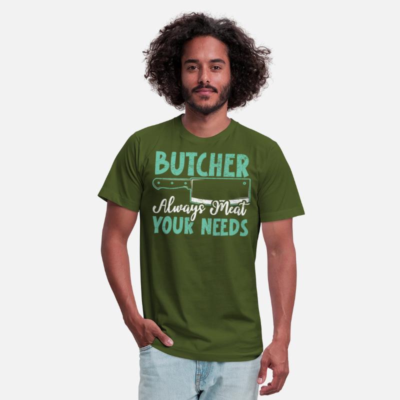 Butcher Always Meat Your Needs Job Profession Meat