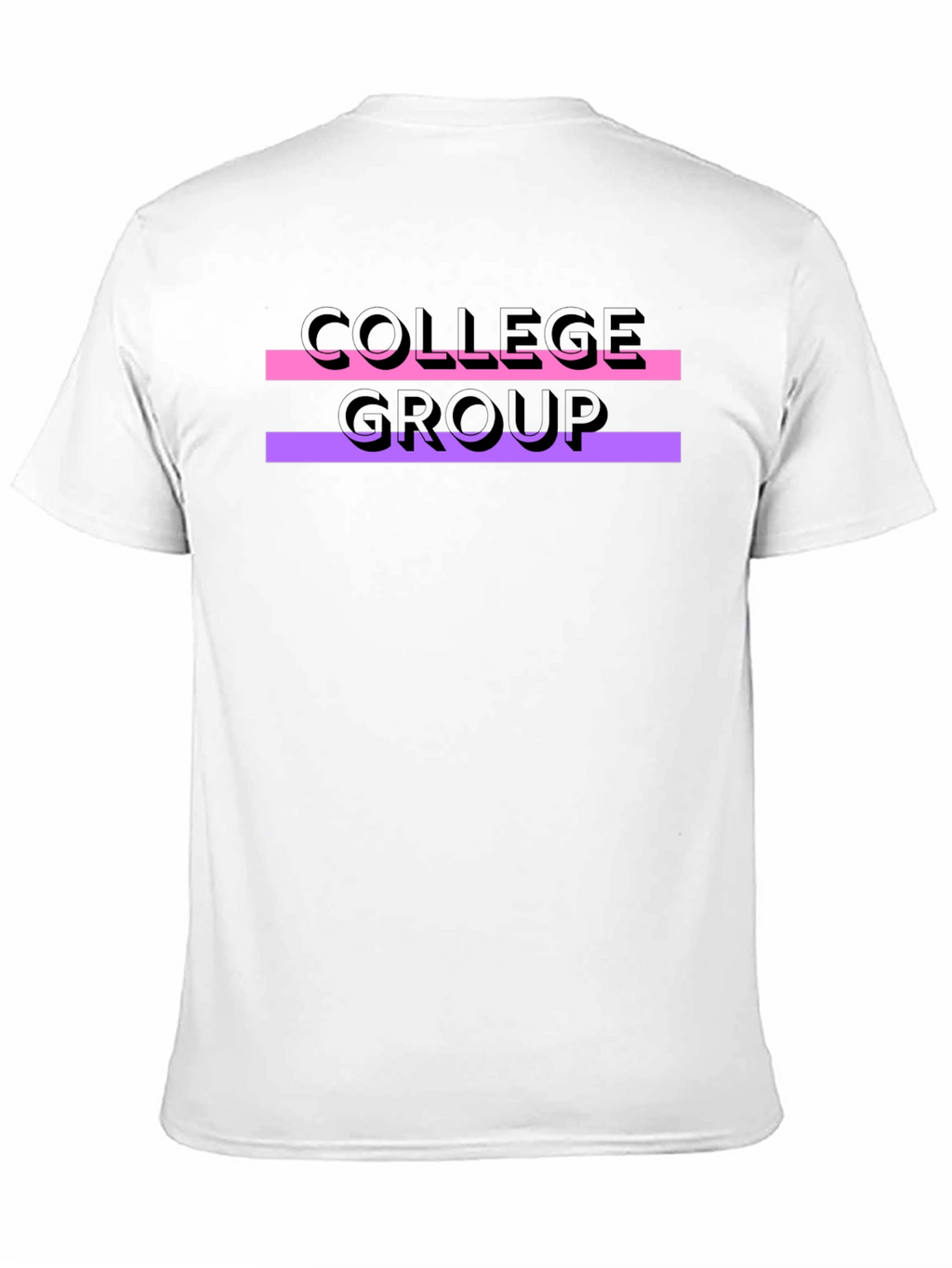 College Group Graphic Tee - Black Unisex T-Shirt