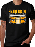 Snare Drum Love At First Stick Graphic T-Shirt