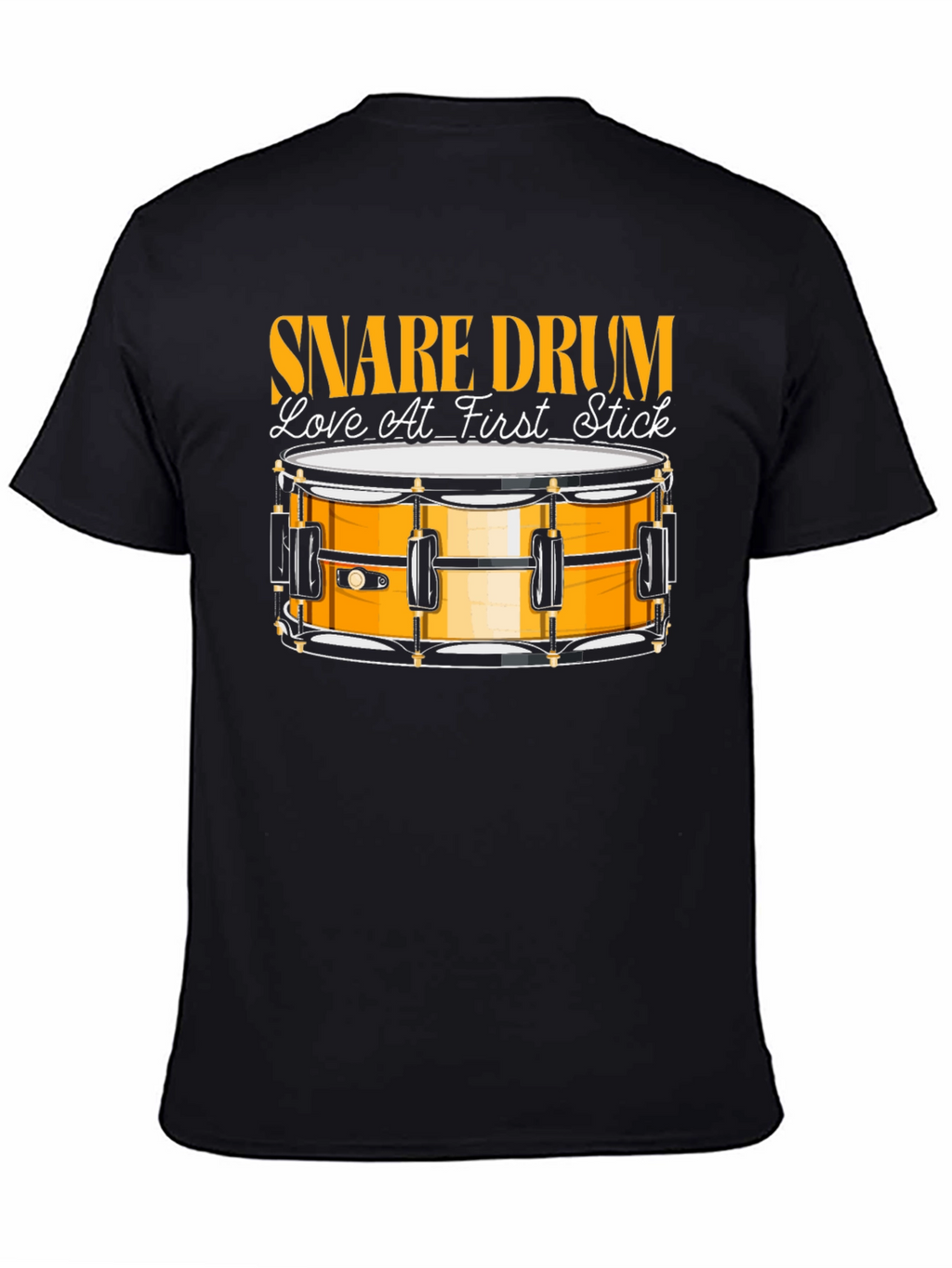 Snare Drum Love At First Stick Graphic T-Shirt