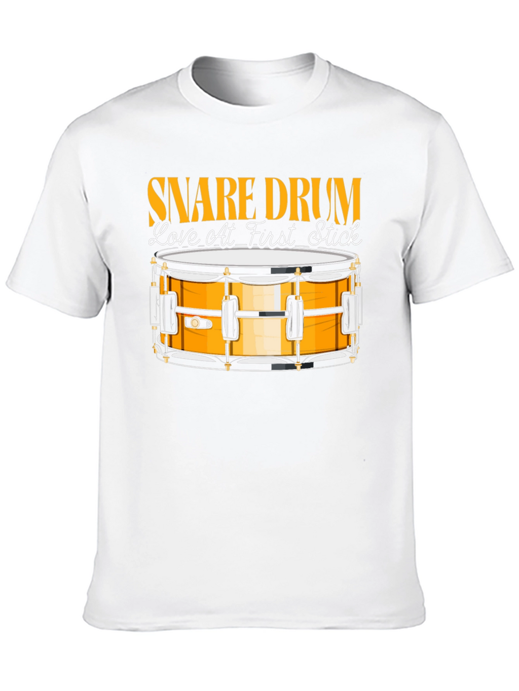 Snare Drum Love At First Stick Graphic T-Shirt