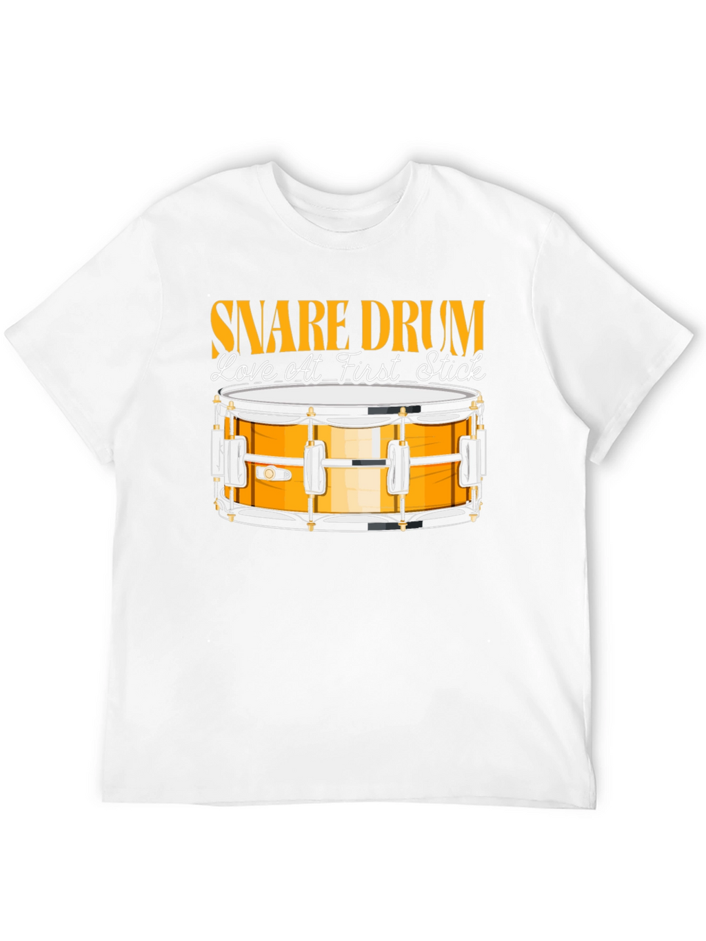 Snare Drum Love At First Stick Graphic T-Shirt