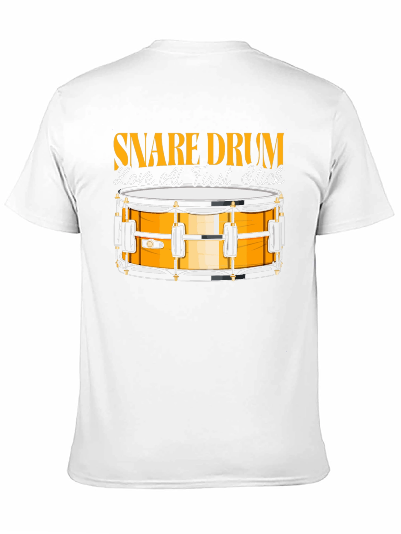 Snare Drum Love At First Stick Graphic T-Shirt