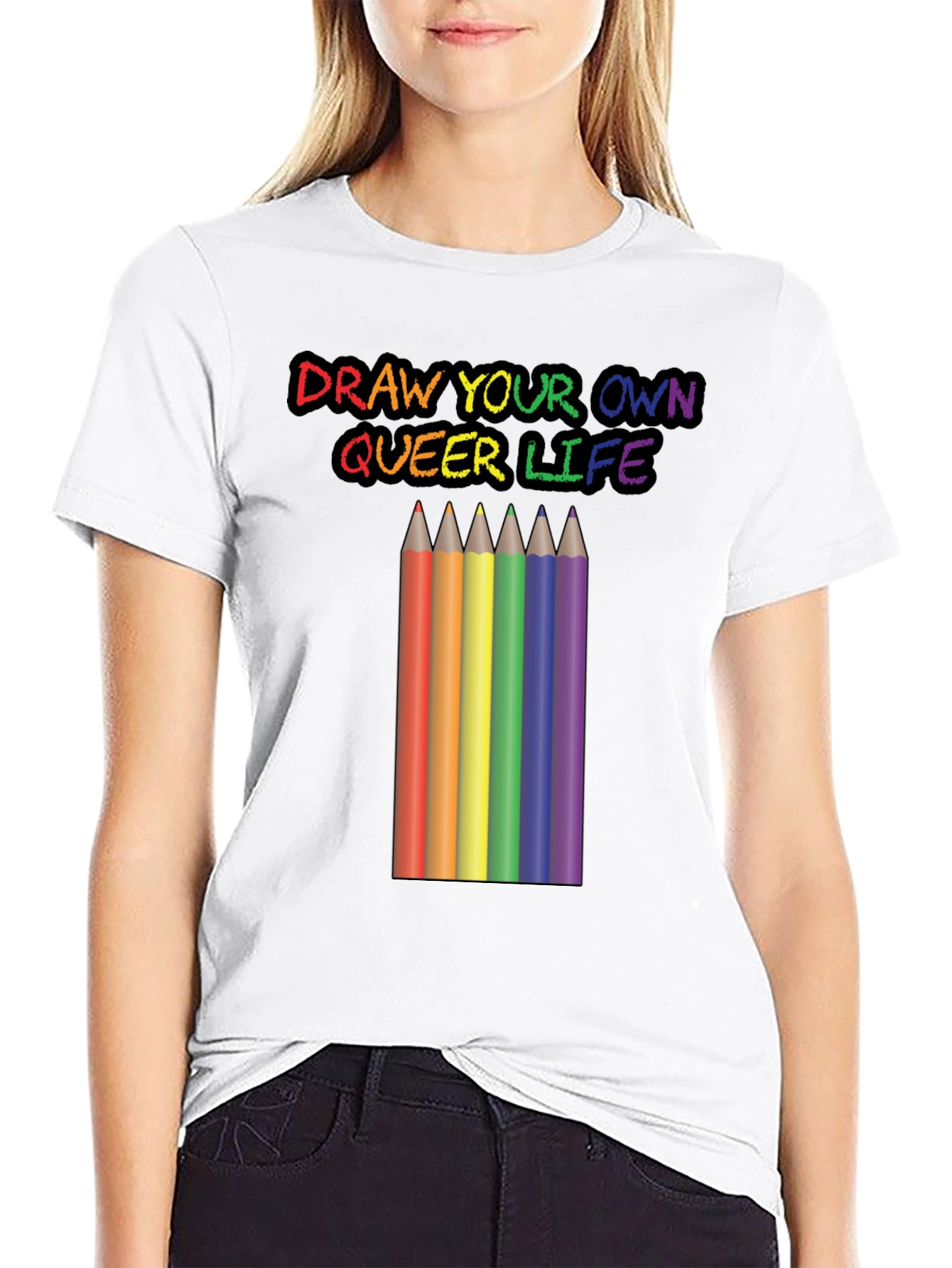 Draw Your Own Queer Life Graphic Tee