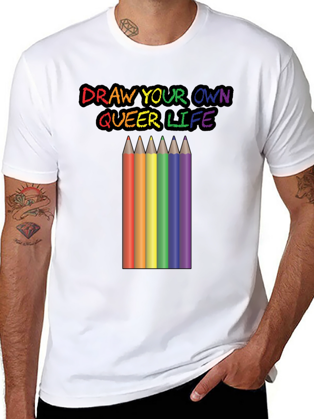 Draw Your Own Queer Life Graphic Tee
