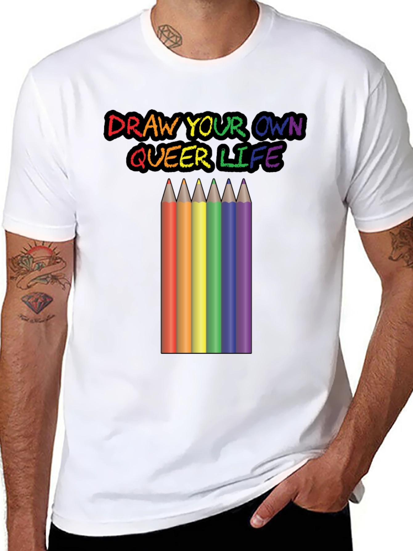 Draw Your Own Queer Life Graphic Tee