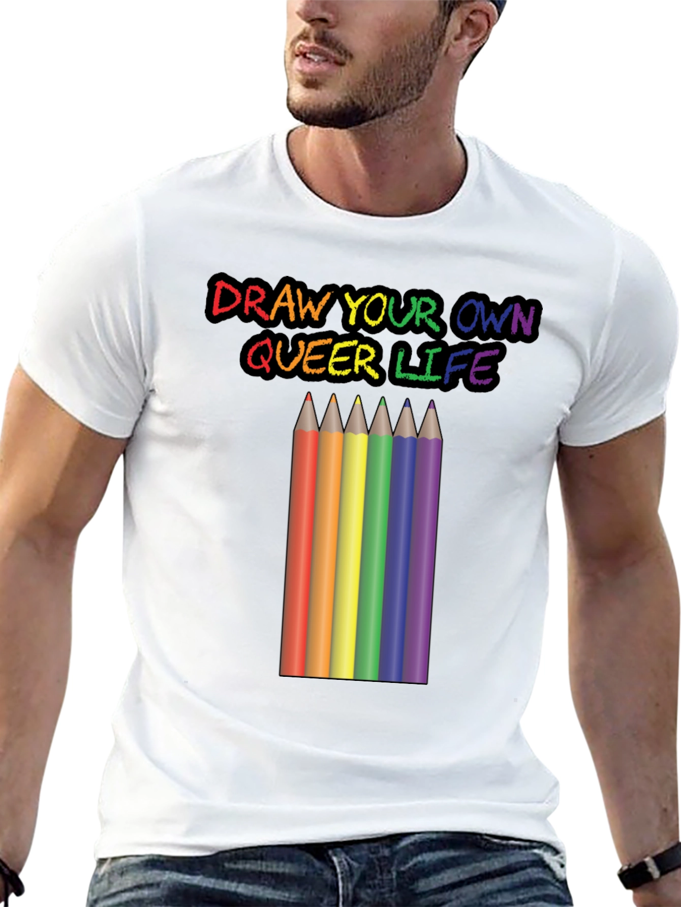 Draw Your Own Queer Life Graphic Tee