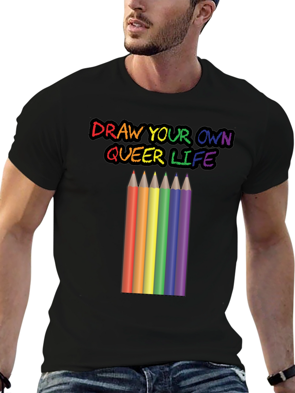 Draw Your Own Queer Life Graphic Tee