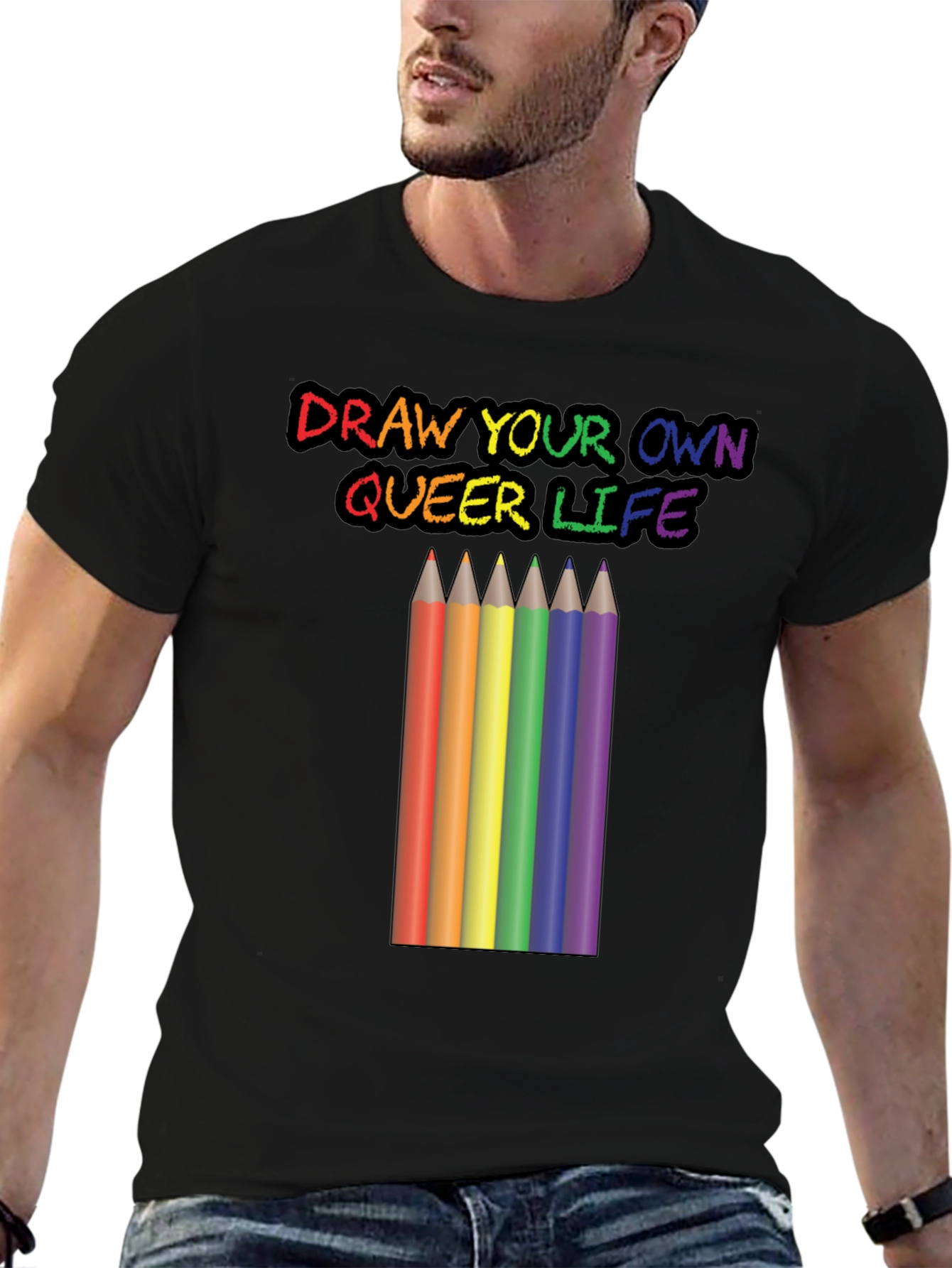 Draw Your Own Queer Life Graphic Tee