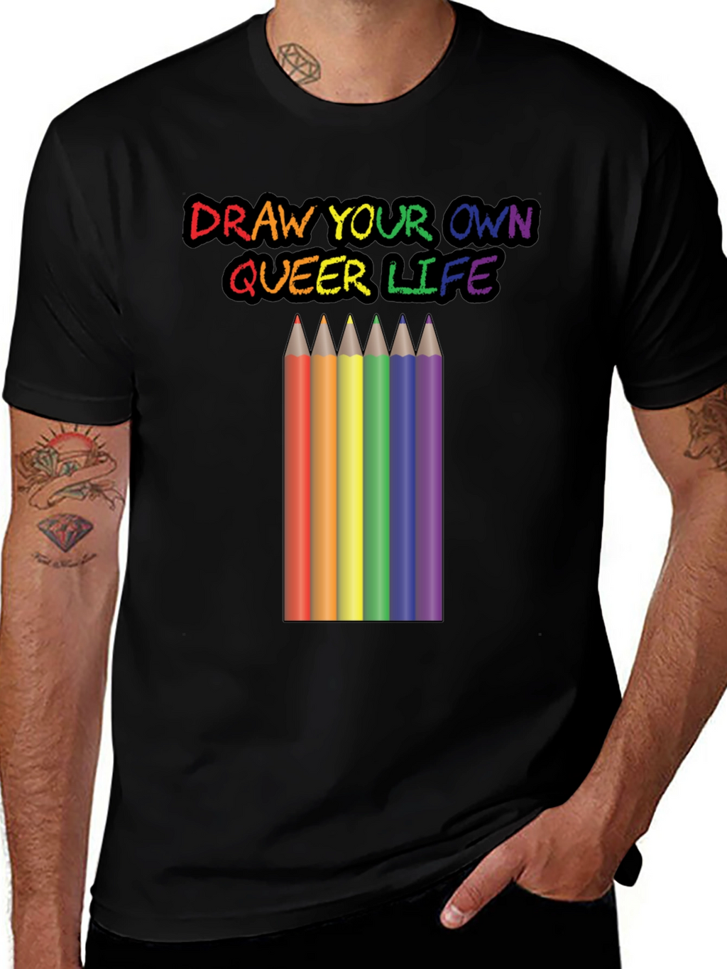 Draw Your Own Queer Life Graphic Tee