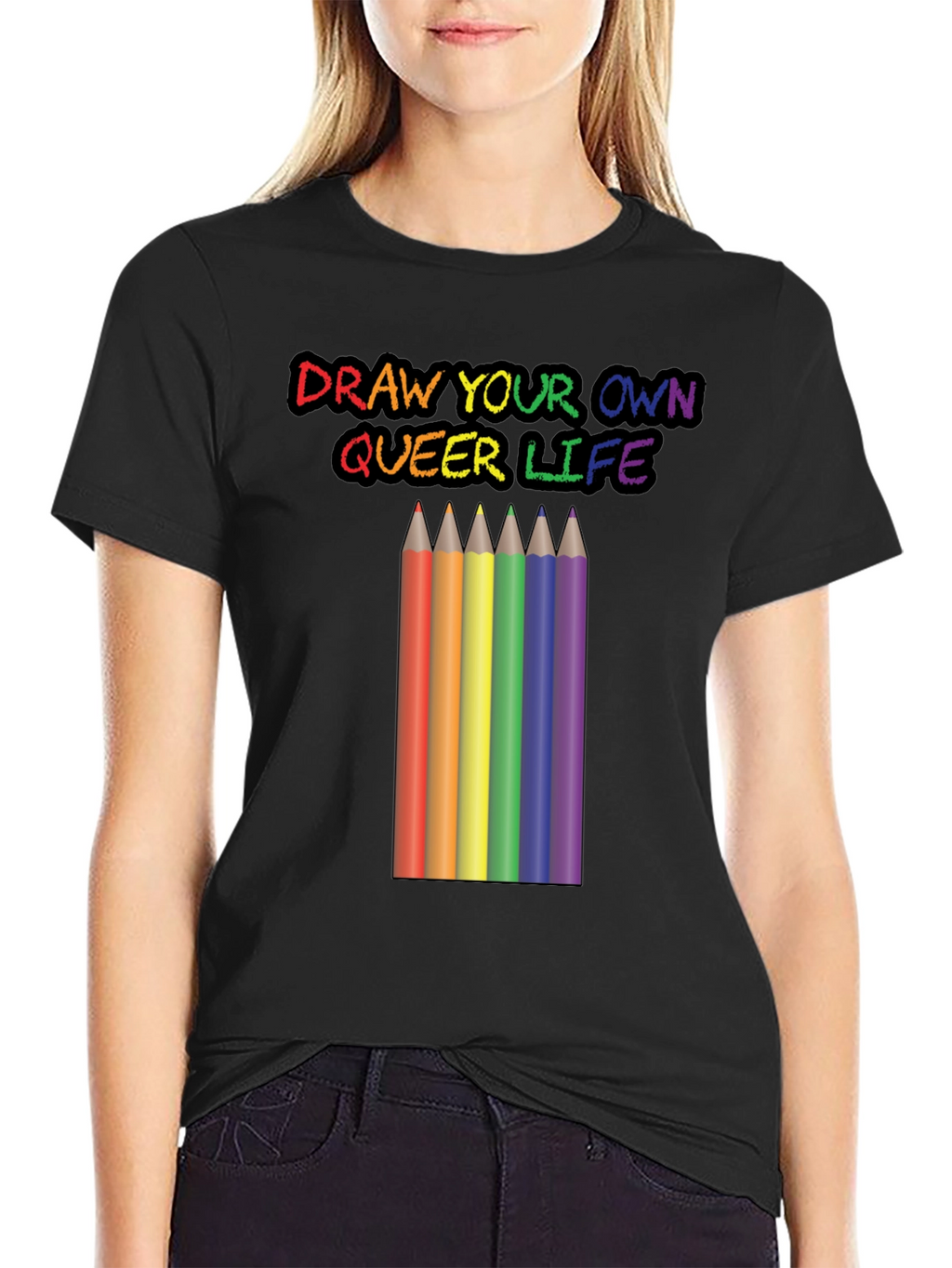 Draw Your Own Queer Life Graphic Tee