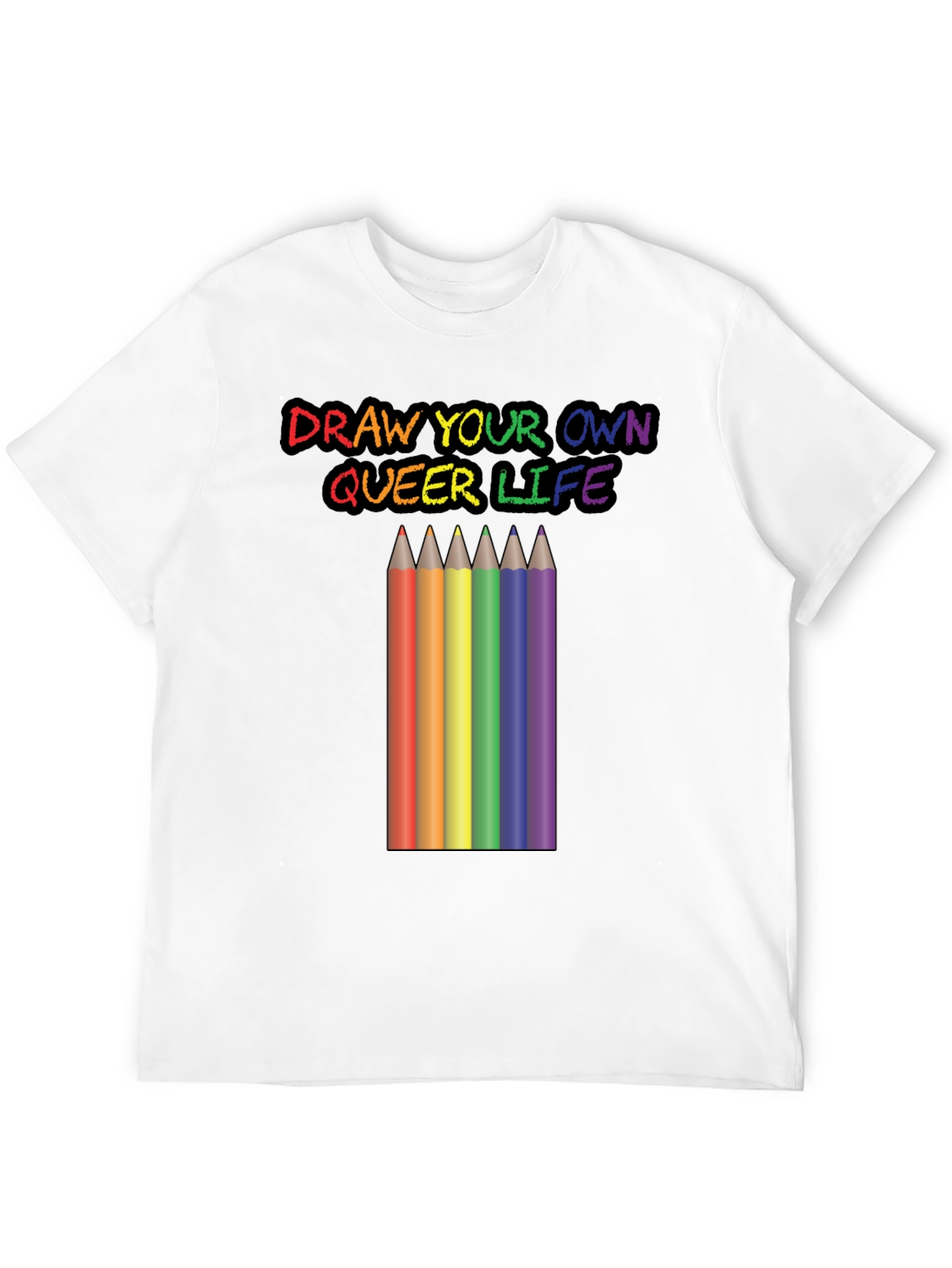 Draw Your Own Queer Life Graphic Tee