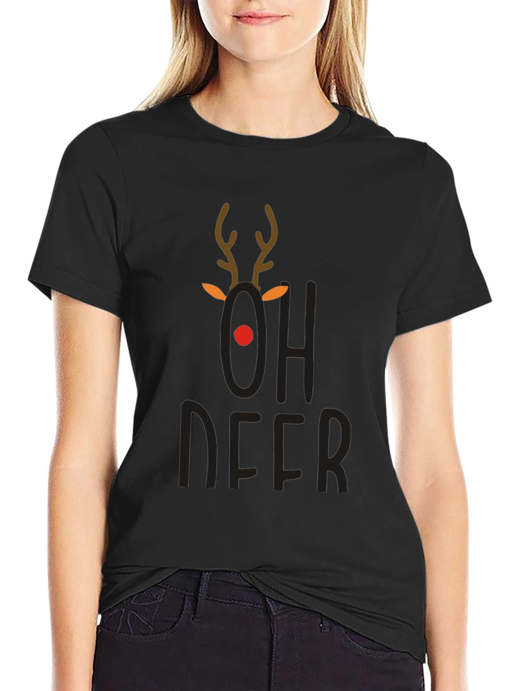 Oh Deer Christmas T-Shirt - Holiday Fun!