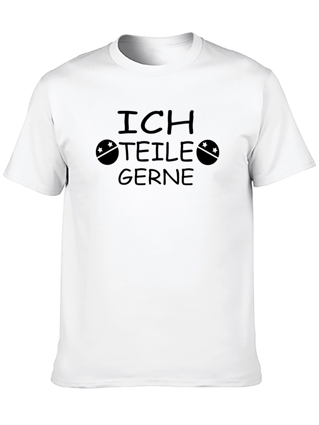 Ich Teile Gerne Graphic Tee